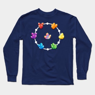 Pixel Art Gem Cycle Long Sleeve T-Shirt